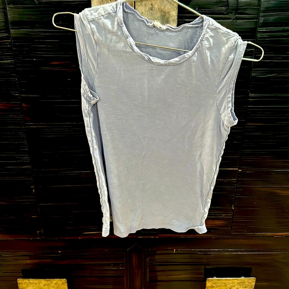 Lavender vintage wash Splendid cap sleeve t shirt